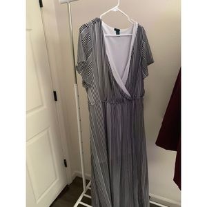 Striped Maxi